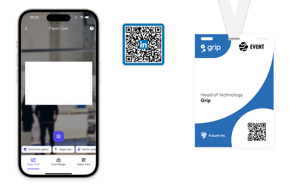 Lead-Erfassung für Messen und Außendienst: Visitenkarten, Veranstaltungsplaketten, QR-Codes und sogar Notizen